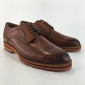 Moral Code The Mayson Brown Leather Oxford Shoes Size 8.5M  NEW
